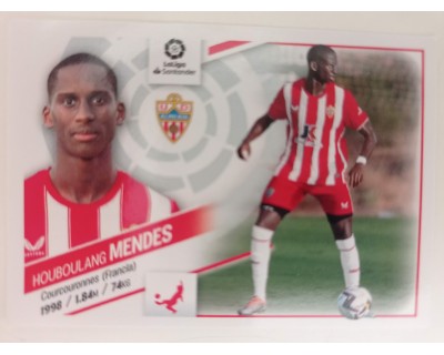 Cromo Liga Este 2022/2023 MENDES UD ALMERIA Nº5 BIS COLOCA SEGUNDA EDICION