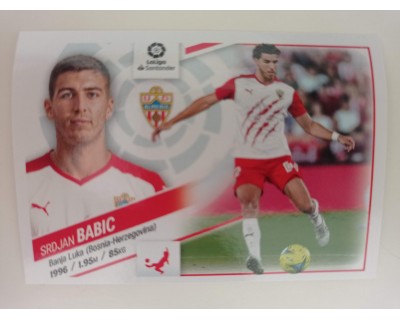 Cromo Liga Este 2022/2023 BABIC UD ALMERIA Nº7