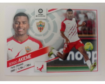 Cromo Liga Este 2022/2023 AKIEME UD ALMERIA Nº9A