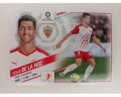 Cromo Liga Este 2022/2023 CESAR DE LA HOZ UD ALMERIA Nº10