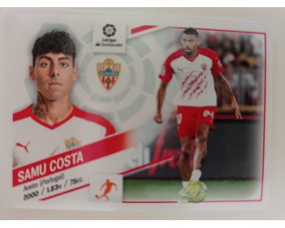 Cromo Liga Este 2022/2023 SAMU COSTA UD ALMERIA Nº11