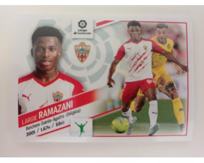 Cromo Liga Este 2022/2023 LARGIE RAMAZANI UD ALMERIA Nº18