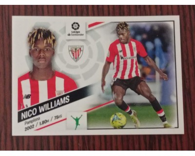 Cromo Liga Este 2022/2023 NICO WILLIAMS ATHLETIC CLUB Nº18A