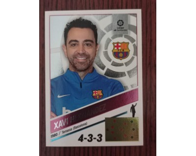 Cromo Liga Este 2022/2023 XAVI HERNANDEZ FC BARCELONA Nº2