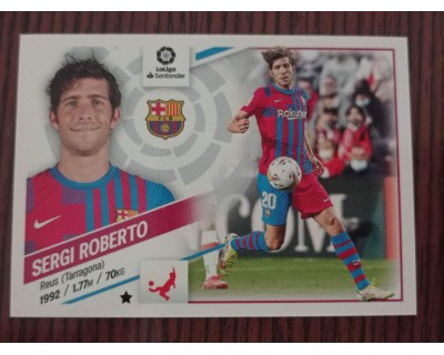 Cromo Liga Este 2022/2023 SERGI ROBERTO FC BARCELONA Nº6