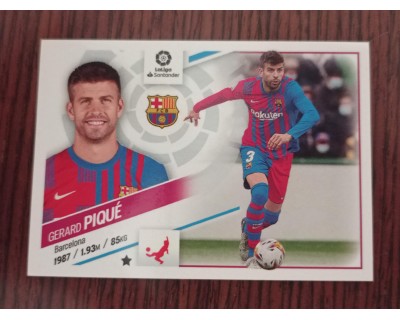 Cromo Liga Este 2022/2023 PIQUE FC BARCELONA Nº8