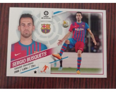 Cromo Liga Este 2022/2023 SERGIO BUSQUETS FC BARCELONA Nº11