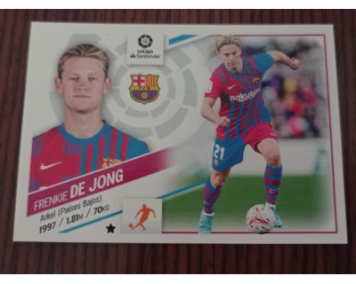 Cromo Liga Este 2022/2023 DE JONG FC BARCELONA Nº12