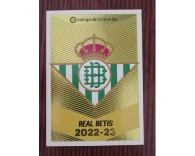 Cromo Liga Este 2022/2023 ESCUDO Real Betis Nº 1