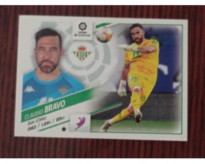 Cromo Liga Este 2022/2023 CLAUDIO BRAVO Real Betis Nº4