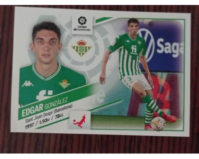 Cromo Liga Este 2022/2023 EDGAR Real Betis Nº6