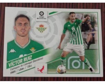 Cromo Liga Este 2022/2023 VICTOR RUIZ Real Betis Nº8