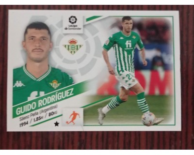 Cromo Liga Este 2022/2023 GUIDO RODRIGUEZ Real Betis Nº12