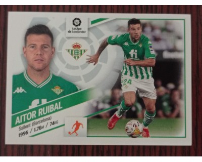 Cromo Liga Este 2022/2023 AITOR RUBIAL Real Betis Nº16B