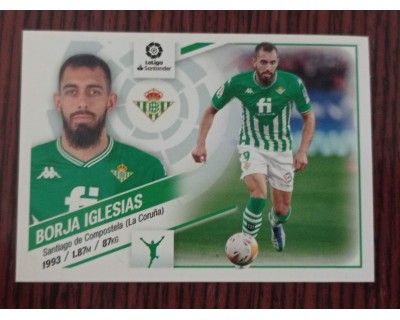 Cromo Liga Este 2022/2023 BORJA IGLESIAS Real Betis Nº19