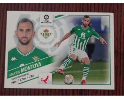 Cromos Liga Este 2022/2023 MONTOYA Nº7BIS COLOCA CUARTA EDICION