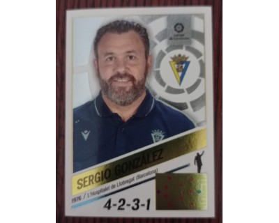 Cromos Liga Este 2022/2023 SERGIO GONZALEZ Cadiz C.F. Nº2