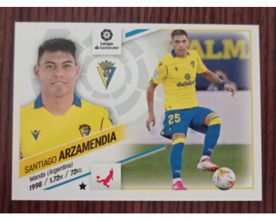 Cromos Liga Este 2022/2023 ARZAMENDIA Cadiz C.F. Nº5 BIS COLOCA SEGUNDA EDICION