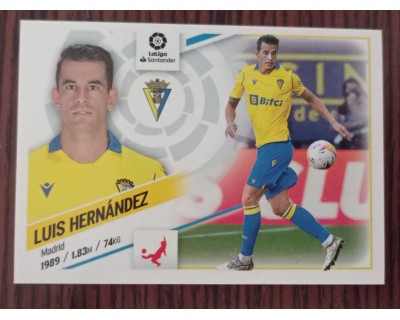 Cromos Liga Este 2022/2023 LUIS HERNANDEZ Cadiz C.F. Nº7