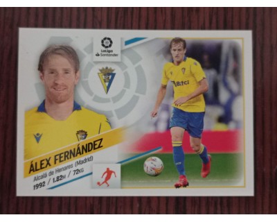 Cromos Liga Este 2022/2023 ALEX FERNANDEZ Cadiz C.F. Nº15