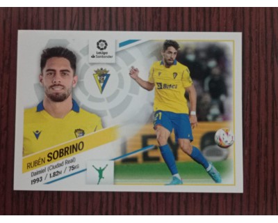 Cromos Liga Este 2022/2023 RUBEN SOBRINO Cadiz C.F. Nº17