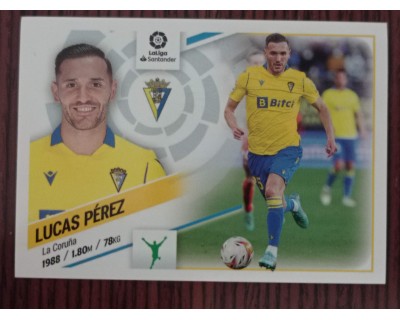 Cromos Liga Este 2022/2023 LUCAS PEREZ Cadiz C.F. Nº20