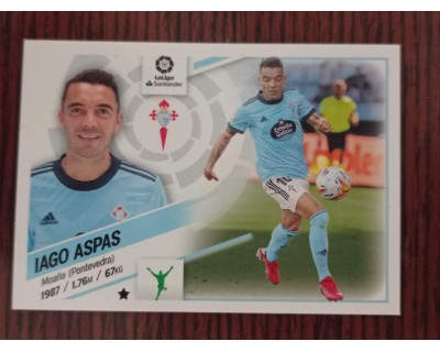 Cromo Liga Este 2022/2023 IAGO ASPAS RC Celta Nº19