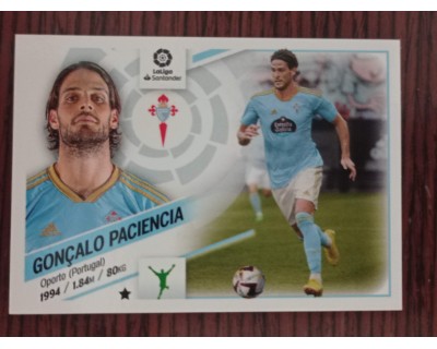 Cromo Liga Este 2022/2023 GONCALO PACIENCIA RC Celta Nº20 TERCERA EDICION