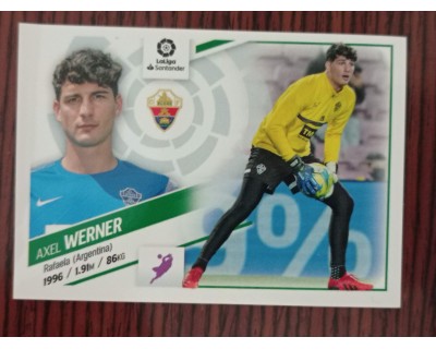 Cromo Liga Este 2022/2023 WERNER ELCHE CF Nº4 TERCERA EDICION