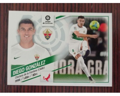 Cromo Liga Este 2022/2023 DIEGO GONZALEZ ELCHE CF Nº6