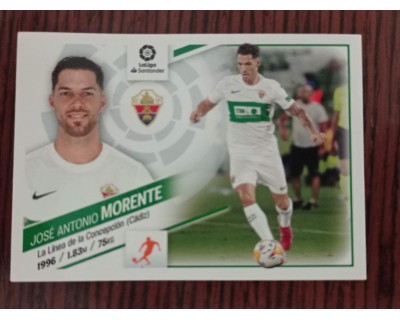 Cromo Liga Este 2022/2023 MORENTE ELCHE CF Nº17