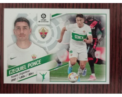 Cromo Liga Este 2022/2023 EZEQUIEL PONCE ELCHE CF Nº19