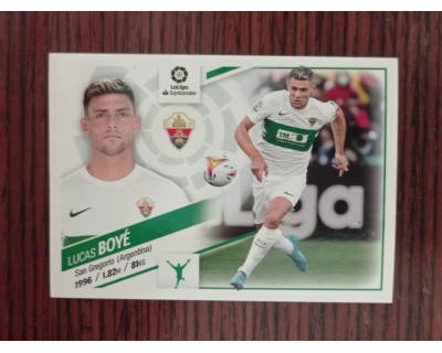 Cromo Liga Este 2022/2023 LUCAS BOYE ELCHE CF Nº20