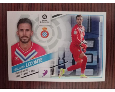 Cromo Liga Este 2022/2023 LECOMTE RCD ESPANYOL Nº3 SEGUNDA EDICION