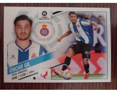 Cromo Liga Este 2022/2023 OSCAR GIL RCD ESPANYOL Nº5