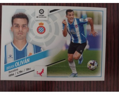 Cromo Liga Este 2022/2023 OLIVAN RCD ESPANYOL Nº10 SEGUNDA EDICION