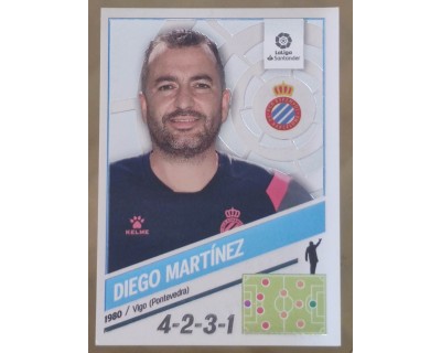 Cromo Liga Este 2022/2023 DIEGO MARTINEZ RCD ESPANYOL Nº2