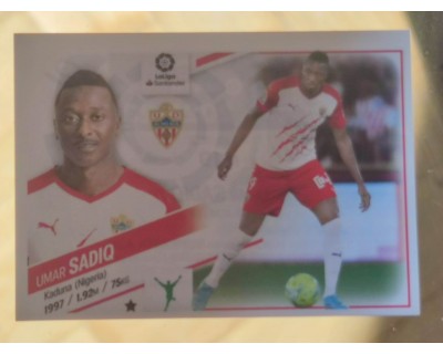 Cromo Liga Este 2022/2023 UMAR SADIC UD ALMERIA Nº19