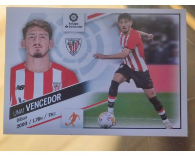 Cromo Liga Este 2022/2023 UNAI VENCEDOR ATHLETIC CLUB Nº14