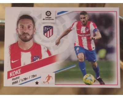 Cromo Liga Este 2022/2023 KOKE ATLETICO DE MADRID Nº12