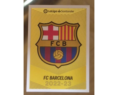 Cromo Liga Este 2022/2023 ESCUDO FC Barcelona Nº 1