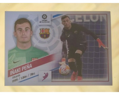 Cromo Liga Este 2022/2023 IÑAKI PEÑA FC BARCELONA Nº4