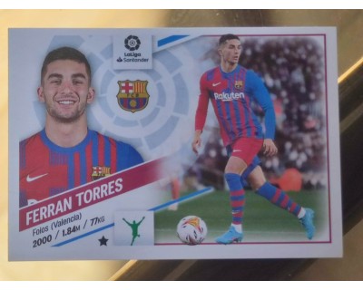 Cromo Liga Este 2022/2023 FERRAN TORRES FC BARCELONA Nº19