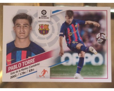 Cromos Liga Este 2022/2023 PABLO TORRE Nº20BIS COLOCA CUARTA EDICION