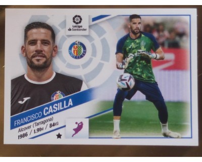 Cromo Liga Este 2022/2023 CASILLA Getafe CF Nº4 TERCERA EDICION