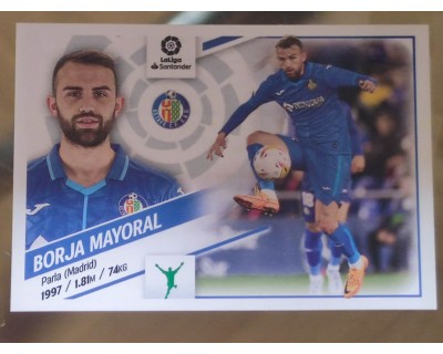 Cromo Liga Este 2022/2023 BORJA MAYORAL Getafe CF Nº18 SEGUNDA EDICION