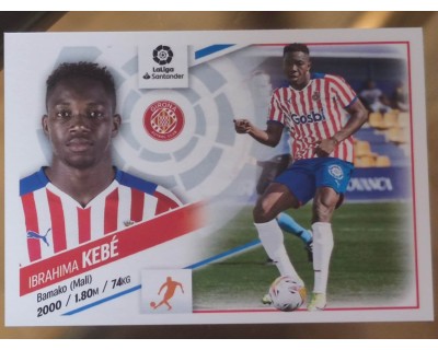 Cromos Liga Este 2022/2023 IBRAHIMA KEBE Girona CF Nº11