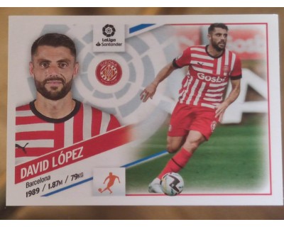 Cromos Liga Este 2022/2023 DAVID LOPEZ Girona CF Nº12 TERCERA EDICION