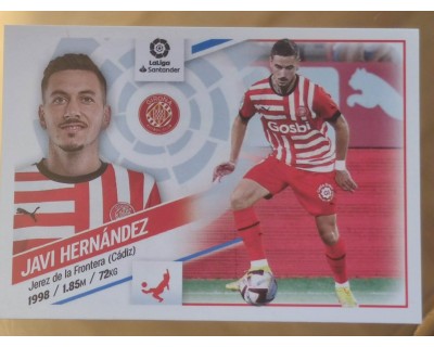 Cromos Liga Este 2022/2023 JAVI HERNANDEZ Nº9BIS COLOCA CUARTA EDICION