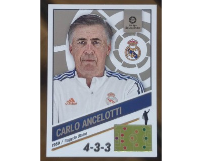 Cromos Liga Este 2022/2023 CARLO ANCELOTTI Real Madrid CF Nº2